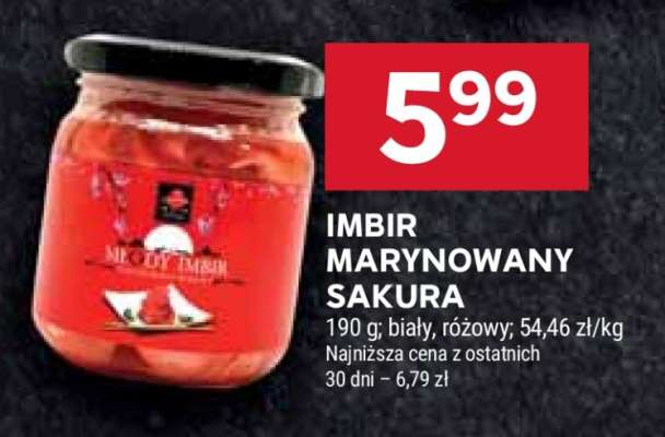 Imbir Marynowany Sakura