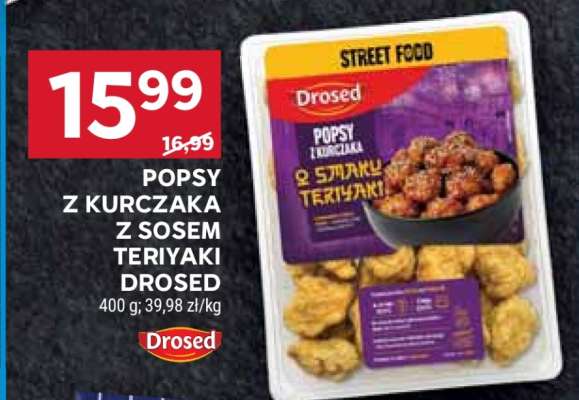 Popsy z kurczaka z sosem teriyaki Drosed