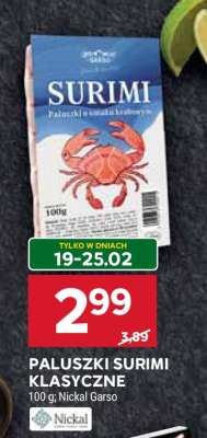 Paluszki Surimi klasyczne