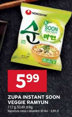 Zupa Instant Soon Veggie Ramyun