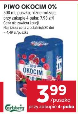 Piwo Okocim 0%