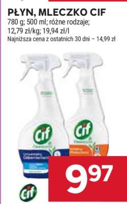 Płyn, Mleczko CIF