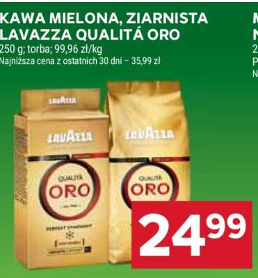 Kawa mielona, ziarnista Lavazza Qualita Oro