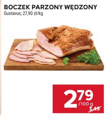 Boczek parzony wędzony