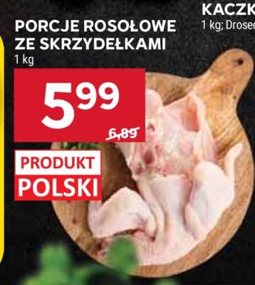 Porcje rosołowe ze skrzydełkami