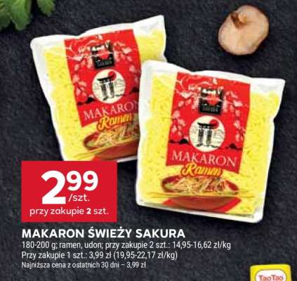 MAKARON ŚWIEŻY SAKURA