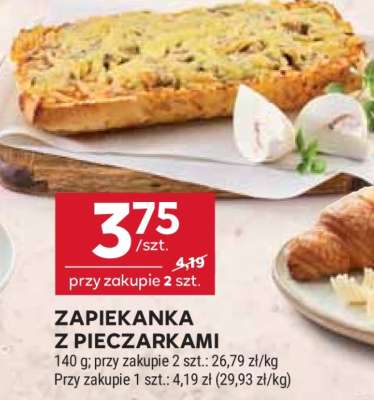 Zapiekanka z pieczarkami