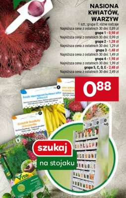 Nasiona kwiatów, warzyw