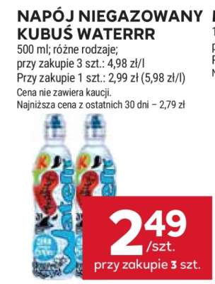 Napój niegazowany Kubuś Waterrr