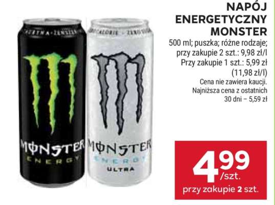 Napój energetyczny Monster