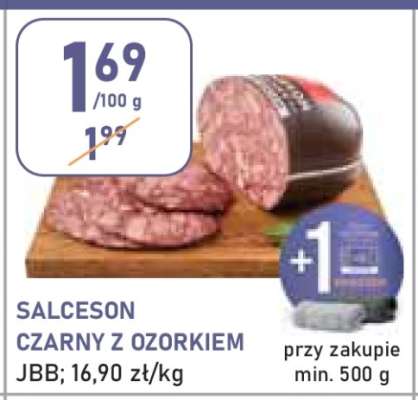 SALCESON CZARNY Z OZORKIEM