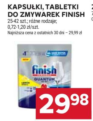 Kapsułki, tabletki do zmywarek Finish