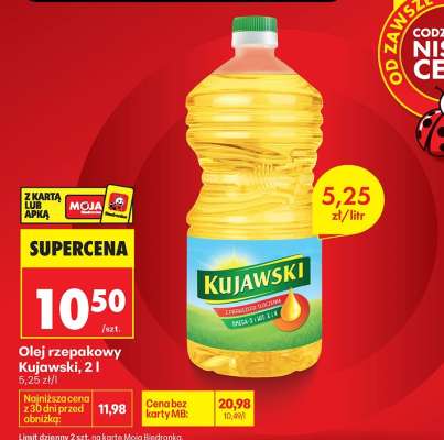 Olej rzepakowy Kujawski, 2 l