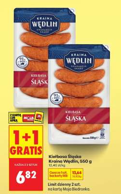 Kiełbasa Śląska Kraina Wędlin 550 g