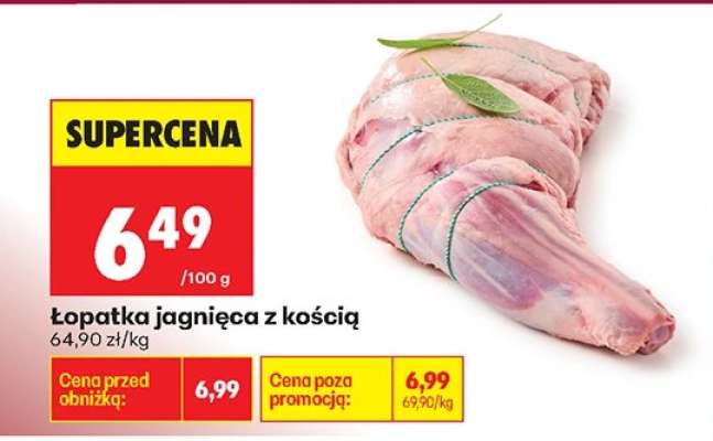 Łopatka jagnięca z kością