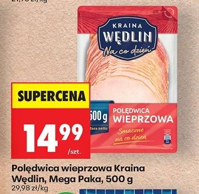 Polędwica wieprzowa Kraina Wędlin, Mega Paka, 500 g