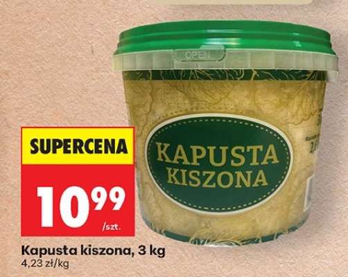 KAPUSTA KISZONA 3 KG