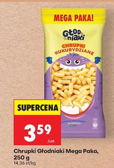 Chrupki Głodniaki Mega Paka, 250 g