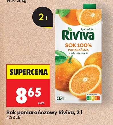Sok pomarańczowy Riviva, 2 l