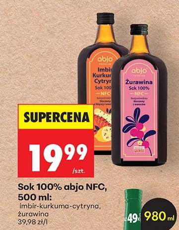 Sok 100% abjo NFC, 500 ml