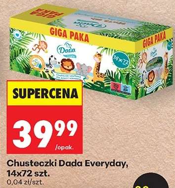 Chusteczki Dada Everyday, 14x72 szt.