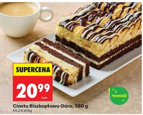 Ciasto Biszkoptowa Góra, 380 g