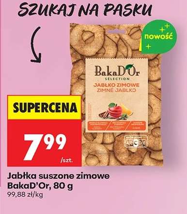 Jabłka suszone zimowe BakaD’Or, 80 g