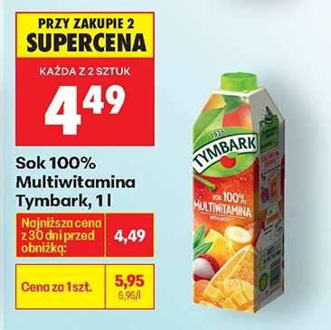 Sok 100 Multiwitamina Tymbark , 1l