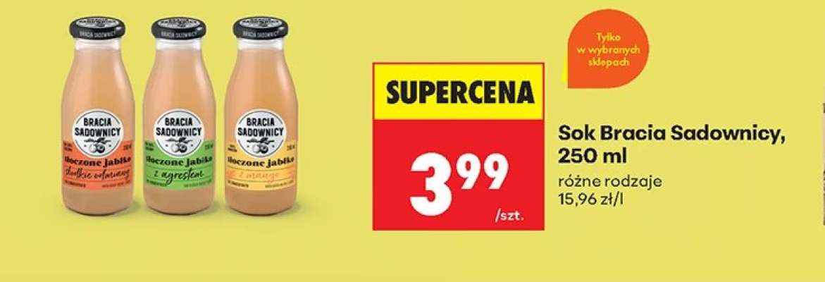 Sok Bracia Sadownicy, 250 ml