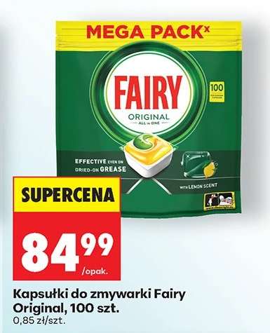 Kapsułki do zmywarki Fairy Original, 100 szt.