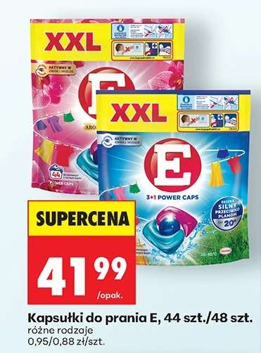 Kapsułki do prania E, 44 szt./48 szt.