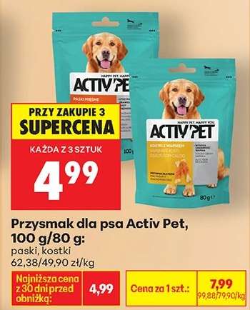 Przysmak dla psa Activ Pet, 100 g/80 g