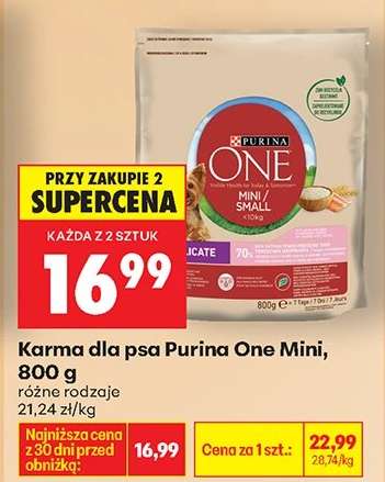 Karma dla psa Purina One Mini 800 g