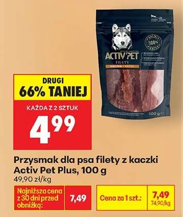 Przysmak dla psa filety z kaczki Activ Pet Plus, 100 g