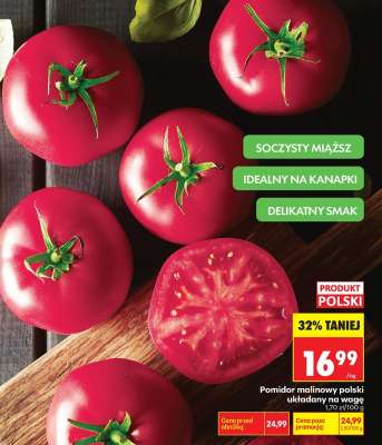 Pomidor malinowy polski układany na wagę