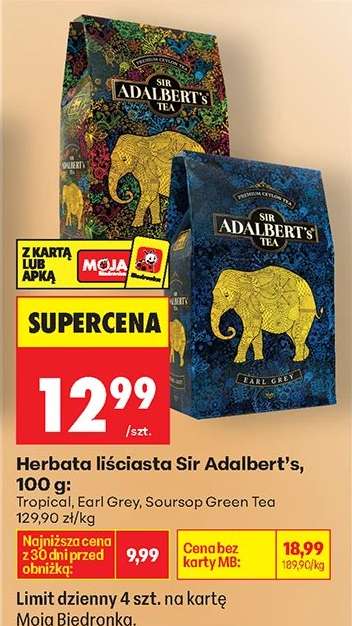 Herbata liściasta Sir Adalbert’s, 100 g