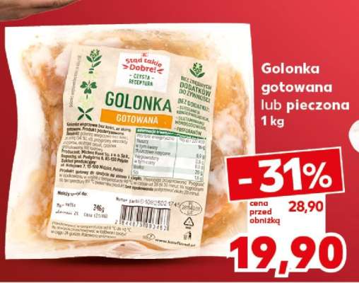 Golonka gotowana lub pieczona 1 kg