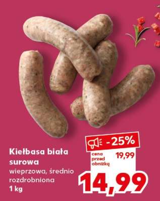 Kiełbasa biała surowa