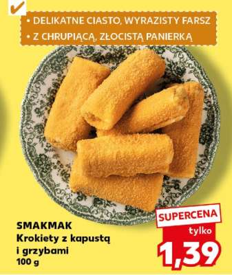 SMAKMAK Krokiety z kapustą i grzybami