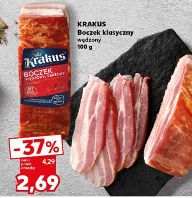 KRAKUS Boczek klasyczny wędzony 100 g