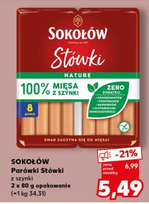 SOKOŁÓW Parówki Stówki