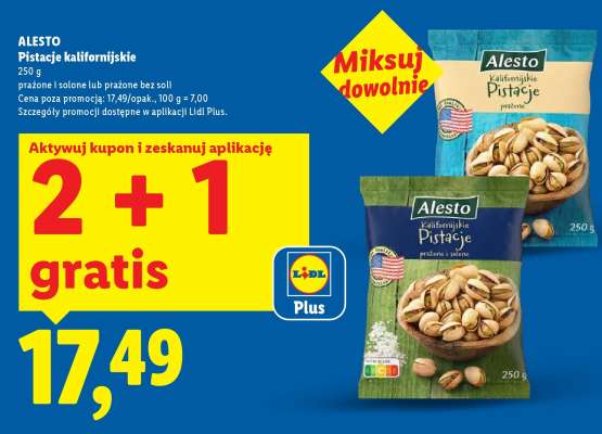 ALESTO Pistacje kalifornijskie