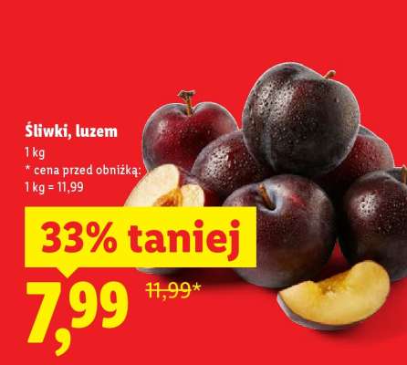 śliwki luzem