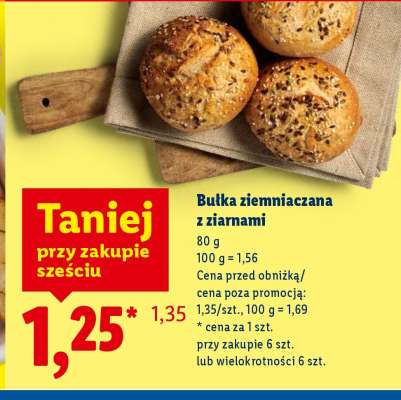 Bułka ziemniaczana z ziarnami