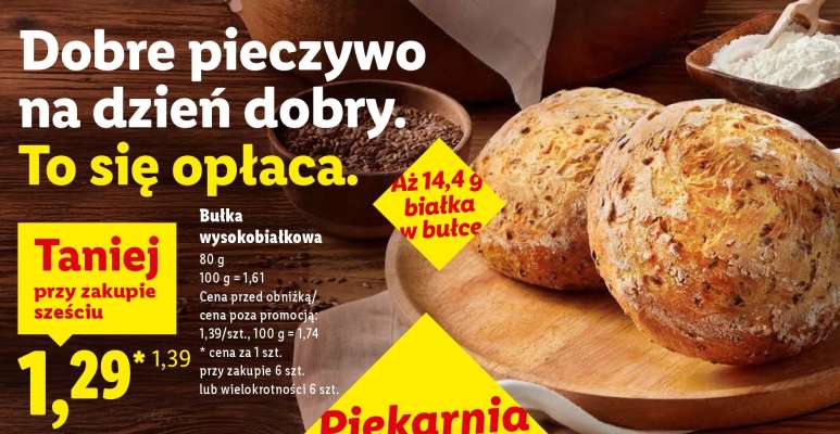 Bułka wysokobiałkowa