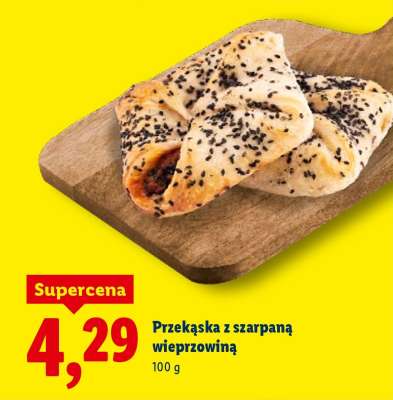 Przekąska z szarpaną wieprzowiną