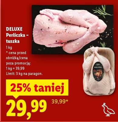 DELUXE Perliczka – tuszka