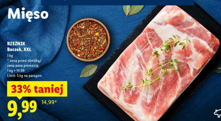 RZEŹNIK Boczek, XXL