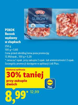 PIKOK Boczek wędzony w słupkach