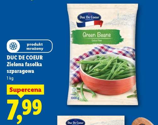 DUC DE COEUR Zielona fasolka szparagowa